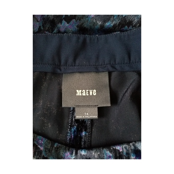 NWOT, Anthropologie, Maeve Isobel Wide Leg Pants - Picture 3 of 3